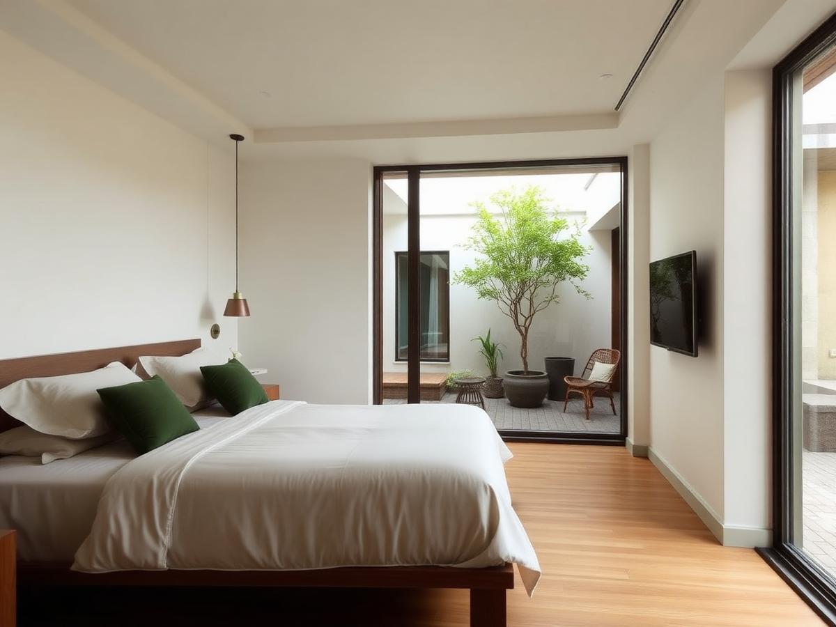 Habitación patio interior